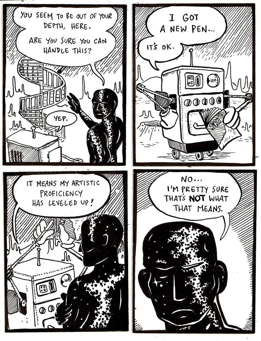 Isaac Cates, draw two panels, 2