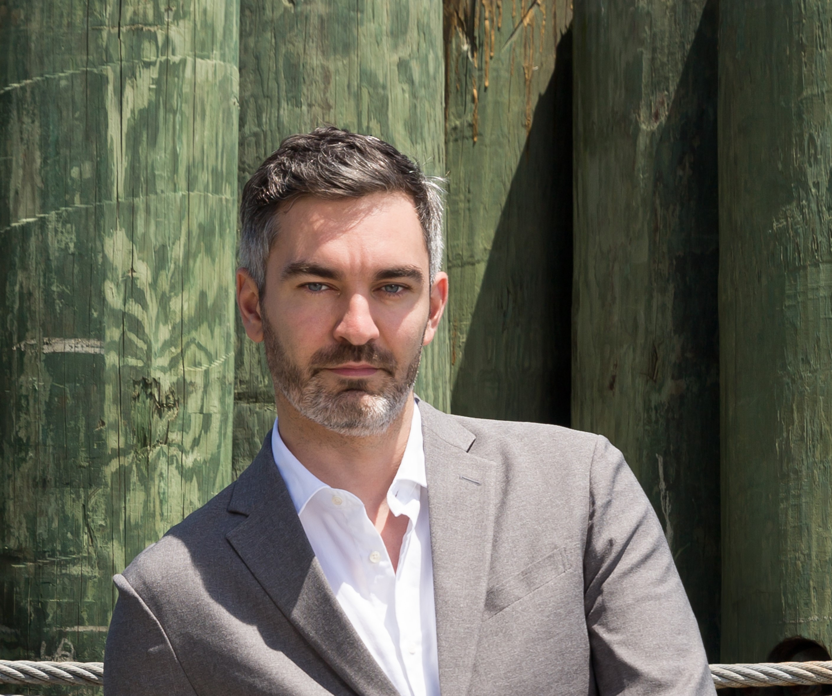 The writer Evan James (USA), New York, New York, June 12, 2018. Photograph by Beowulf Sheehan.