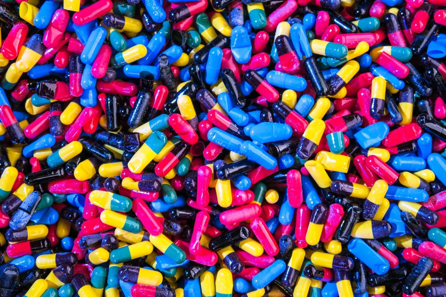 Colorful pills
