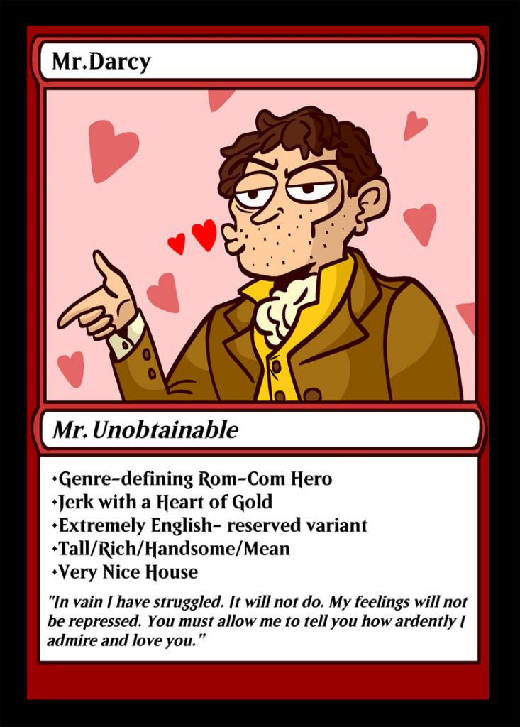 Mr. Darcy playing card