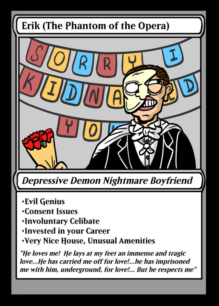 Erik (Phantom) playing card