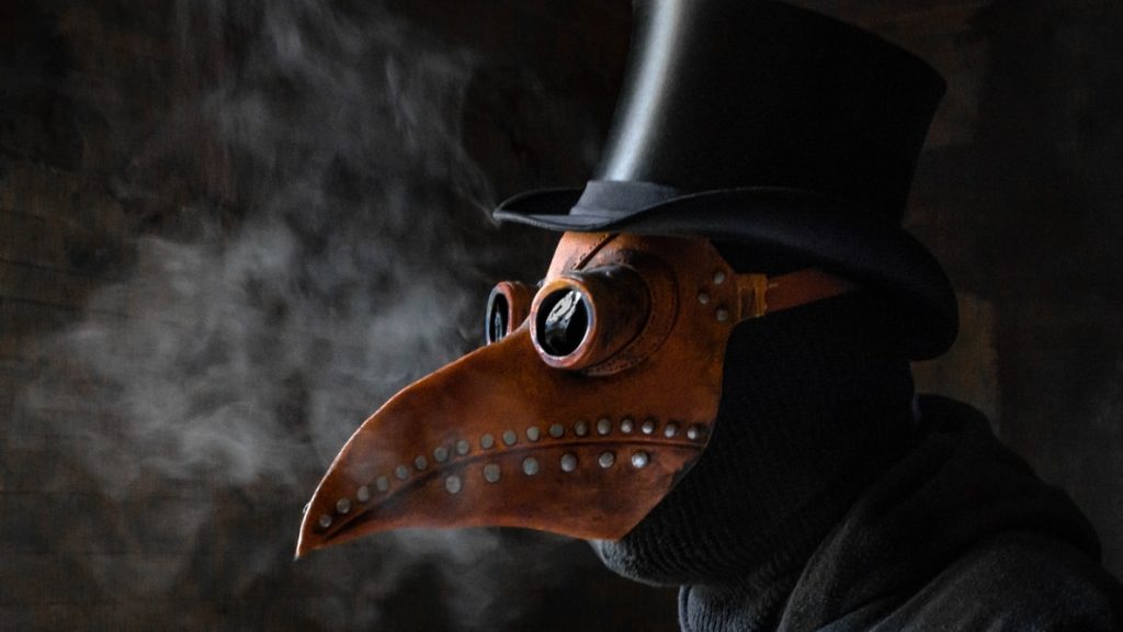 Steampunk plague doctor mask