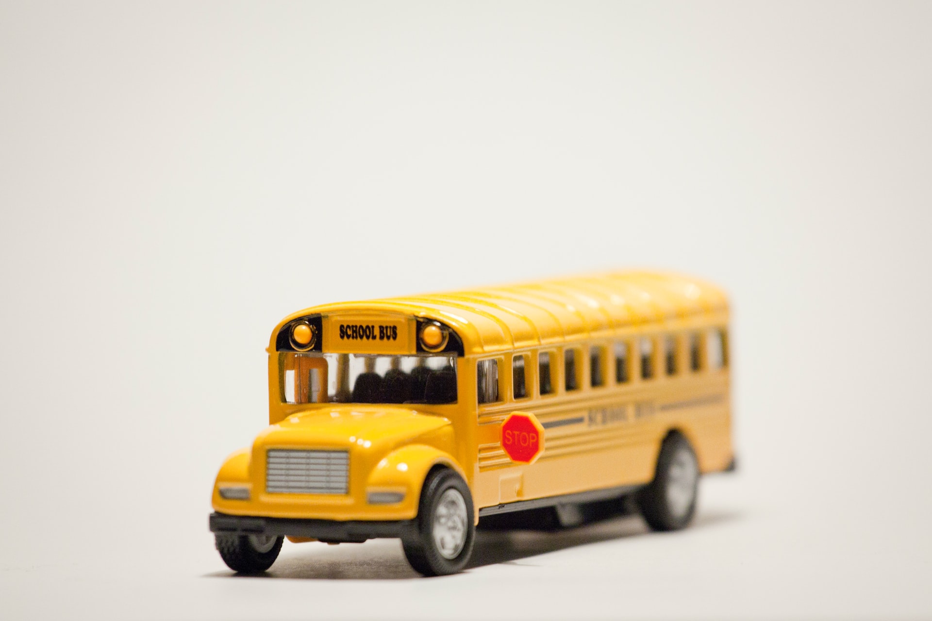 Small toy school bus