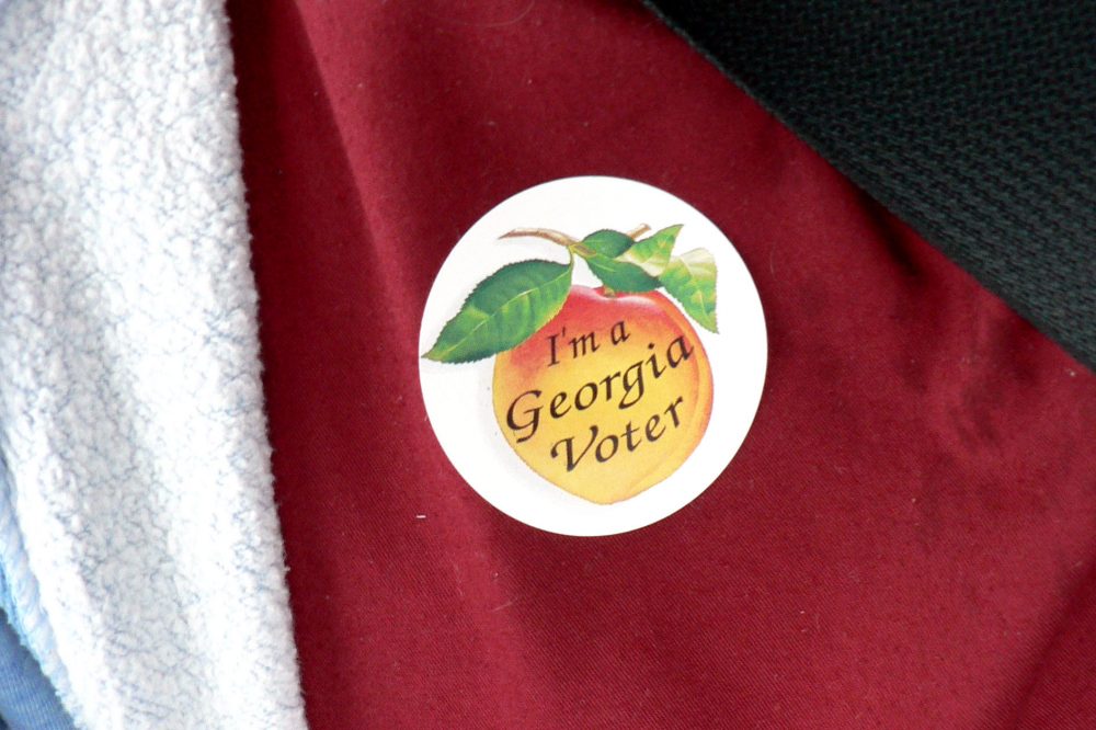 Georgia voting sticker