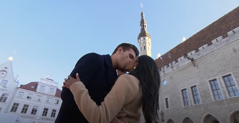 Screenshot from The Bachelor