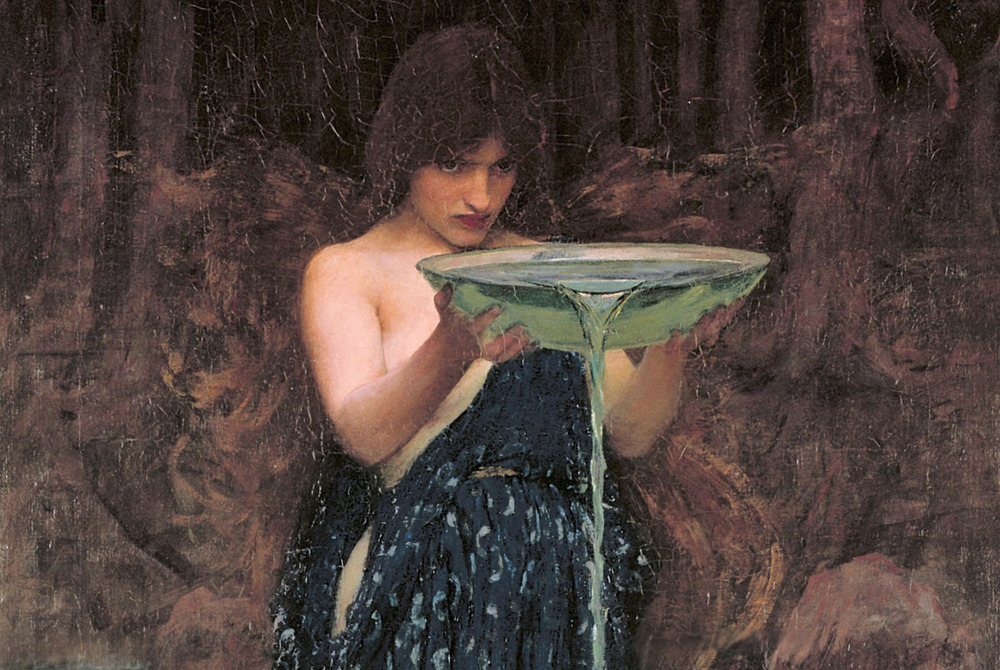 John William Waterhouse's painting of the mythological figure Circe of Homer's Odyssey.