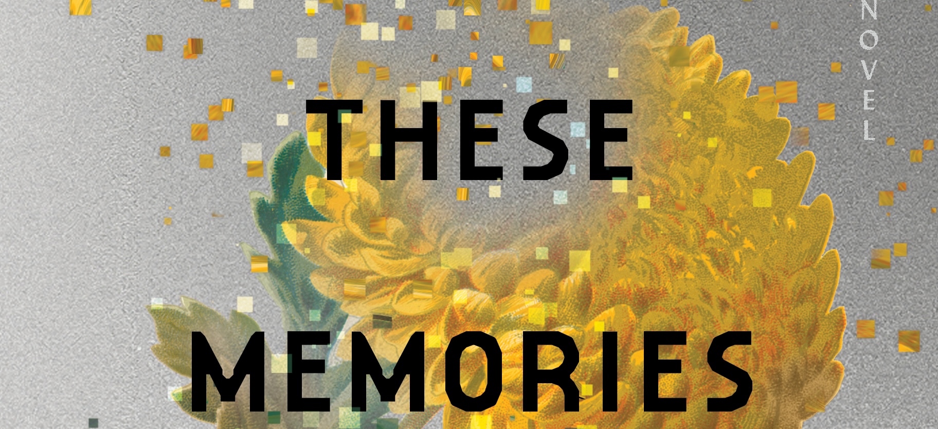 Cropped section of the book cover reading "These Memories"